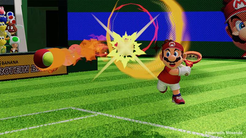 Ganz gro&szlig;es Tennis: &bdquo;Mario Tennis Fever&ldquo; auf Platz 1 der Games-Charts